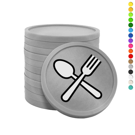 Wertmarken Chips Löffel & Gabel - 100 Stück