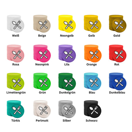 Wertmarken Chips Löffel & Gabel - 100 Stück