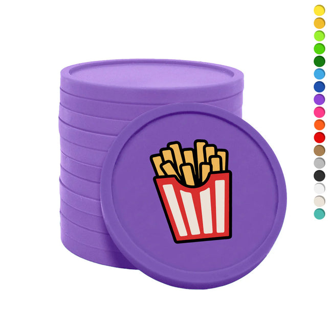 Wertmarken Chips Pommes - 100 Stück