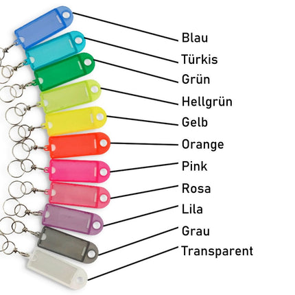 Schlüsseletikett aufklappbar 60x22mm - 1 Stück