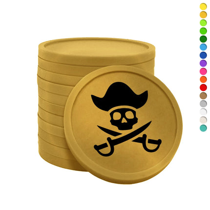 Wertmarken Chips Pirat - 100 Stück