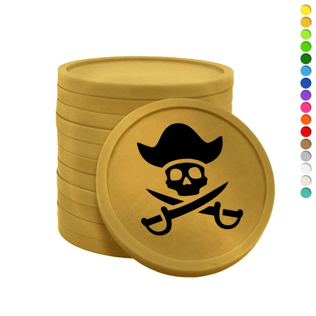 Wertmarken Chips Pirat - 100 Stück