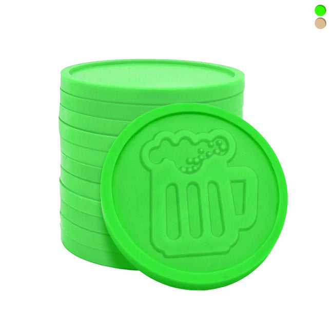 Wertmarken Chip mit Bierkrug-Prägung Ø29 mm - 250 Stück