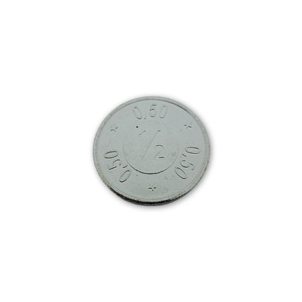 Wertmünze ½ und 0,50 - 100 Stück