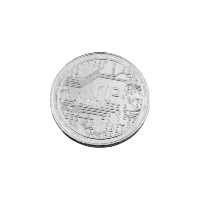 VIP-Münze Limitless Ø20mm Stahl vernickelt - 100 Stück
