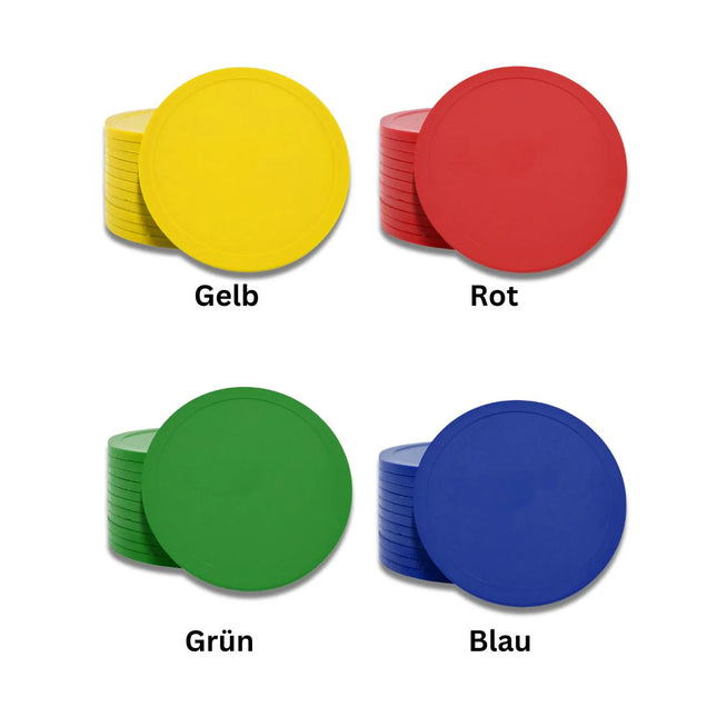 Wertmarken Chips Ø70mm - 100 Stück