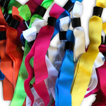 Einlassbänder Textil, einfarbig - pro 100 Stück