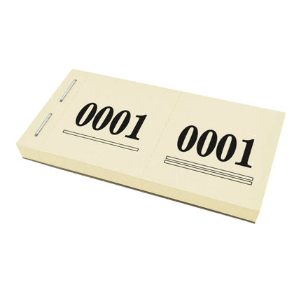 Garderobenummern Standard - 1000 Abrisse