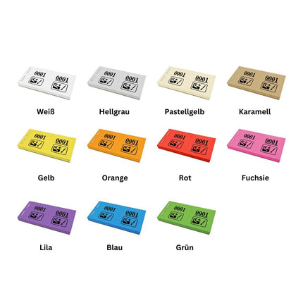 Losnummern eigenes Logo - 1000 Abrisse