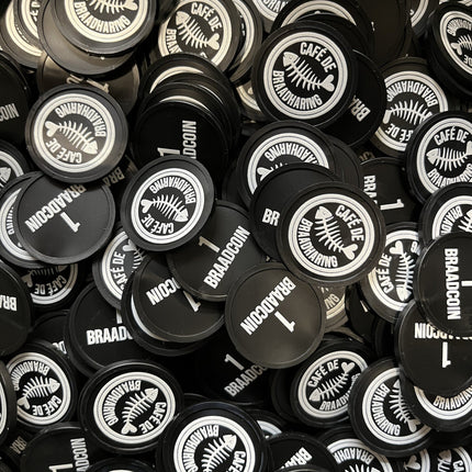 Wertmarken Chips selbst gestalten Ø29 mm - 100 Stück