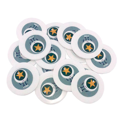 Wertmarken Chips selbst gestalten Ø40 mm - 100 Stück
