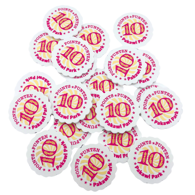 Wertmarken Chips selbst gestalten Wellig - 100 Stück