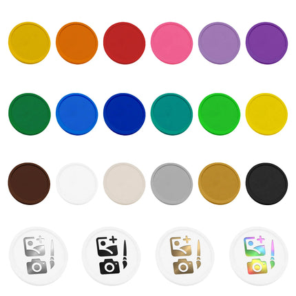 Fahrchips selbst gestalten Sechseck, 38 x 38 mm - 1000 Stück