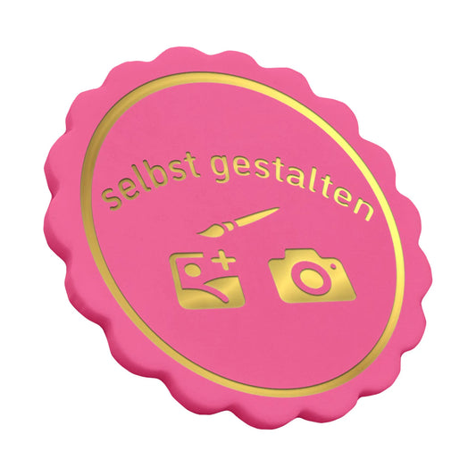 Fahrchips selbst gestalten Wellig, 40 x 40 mm - 1000 Stück