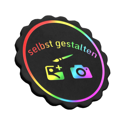 Fahrchips selbst gestalten Wellig, 38x38 mm - 1000 Stück
