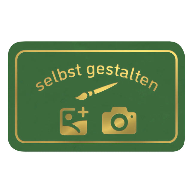 Fahrchips selbst gestalten Rechteck, 65 x 43 mm - 1000 Stück