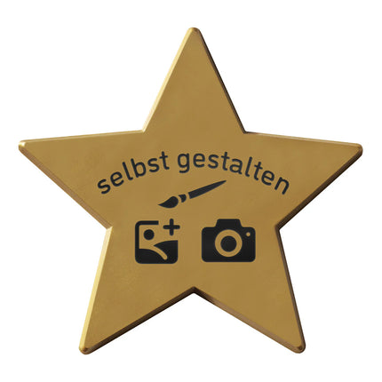 Fahrchips selbst gestalten Stern, 90 x 90 mm - 1000 Stück