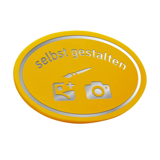 Fahrchips selbst gestalten Oval, 47 x 32 mm - 1000 Stück
