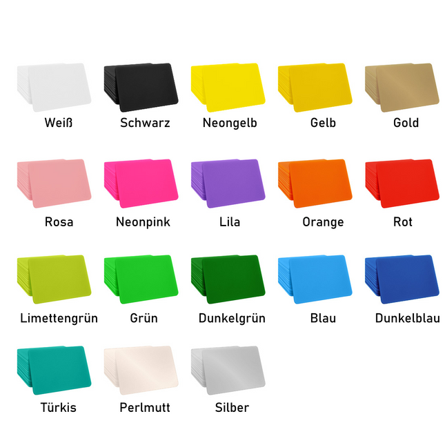 Wertmarken Chips selbst gestalten 65x43mm - 1000 Stück, ab 3000 Stück