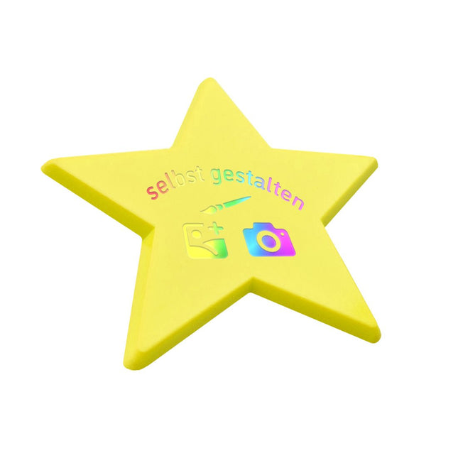 Fahrchips selbst gestalten Stern, 70 x 70 mm - 1000 Stück