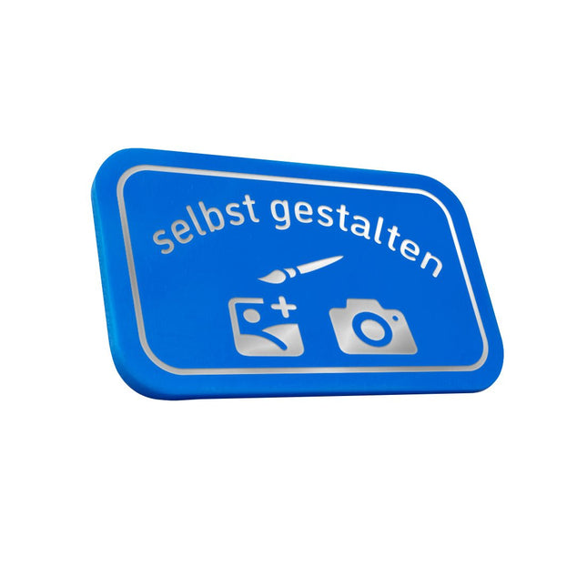 Fahrchips selbst gestalten Rechteck, 50 x 30 mm - 1000 Stück