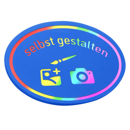 Fahrchips selbst gestalten Oval, 55x35 mm - 1000 Stück