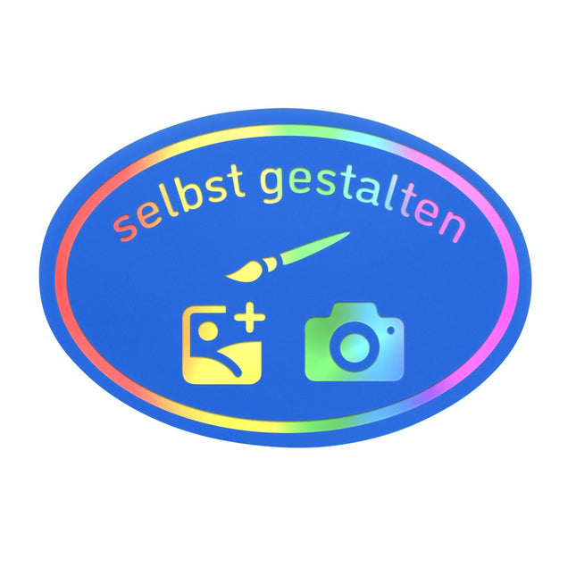 Fahrchips selbst gestalten Oval, 55 x 35 mm - 1000 Stück