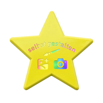 Fahrchips selbst gestalten Stern, 70 x 70 mm - 1000 Stück