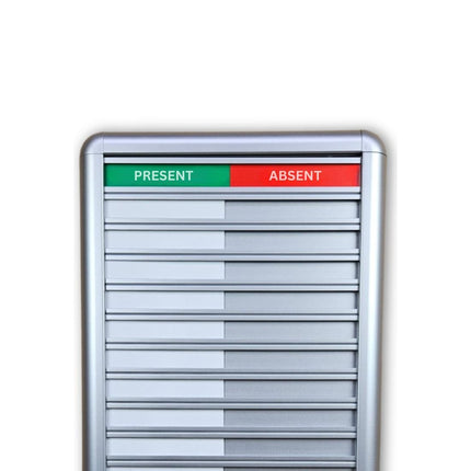 Anwesenheitstafel Professional, Present/Absent - 10 Personen