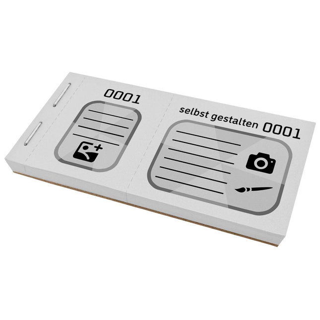 XXL Lose selbst gestalten Schwarzdruck - 300 Abrisse