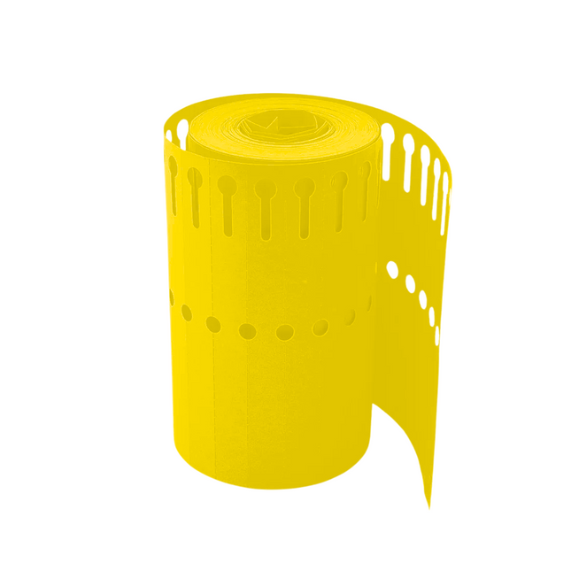 Schlaufenetiketten PVC 220µ, 120x13 mm - 1000 Stück