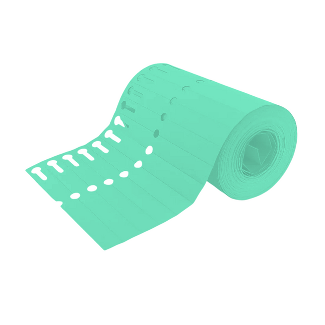 Schlaufenetiketten PVC 220µ, 120x13mm - 1000 Stück