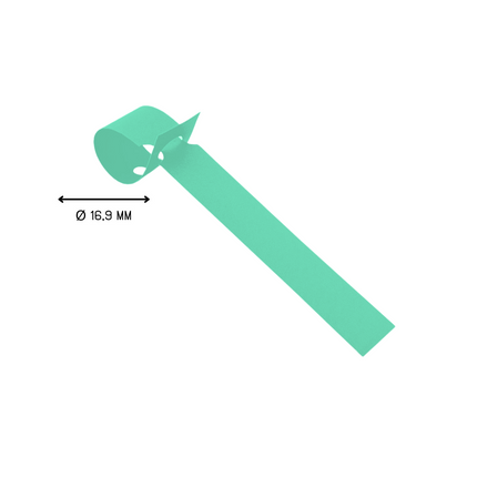 Schlaufenetiketten PVC 220µ, 120x13 mm - 1000 Stück