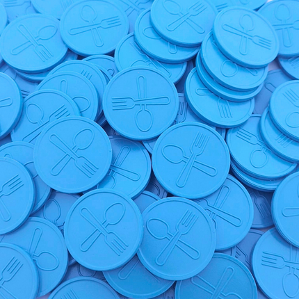 Wertmarken Chip Besteck - 250 Stück