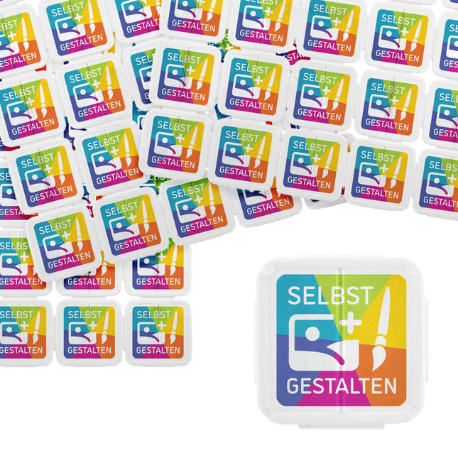 Weiße Eventchips selbst gestalten Fullcolor - 1000 Stück