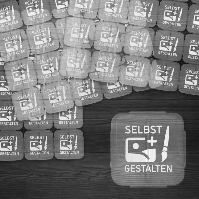 Eventchips selbst gestalten, transparent - 1000 Stück