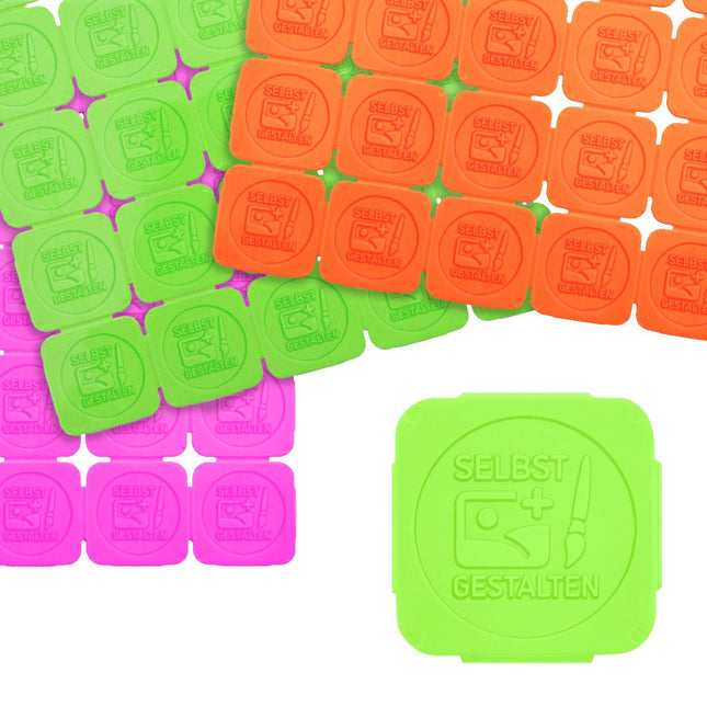 Eventchips selbst gestalten Relief, fluoreszierend  - 1000 Stück