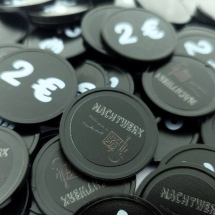 Wertmarken Chips selbst gestalten Ø29 mm - 100 Stück