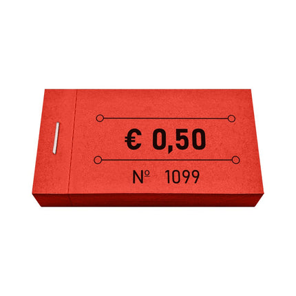 Wertmarken Block € 0,50 - 50 Abrisse