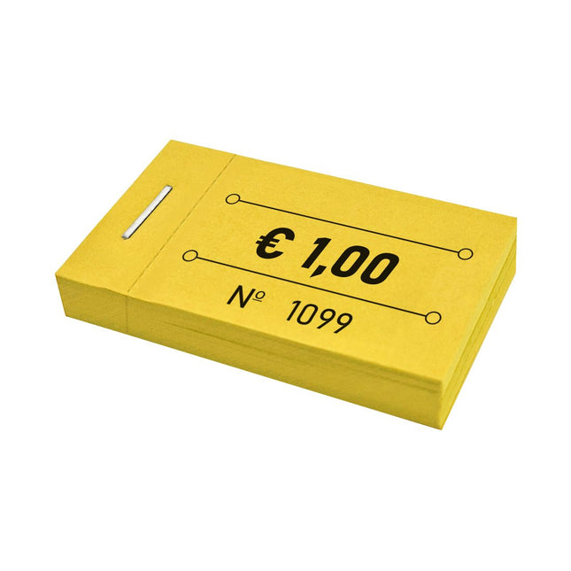 Wertmarken Block € 1,00 - 50 Abrisse