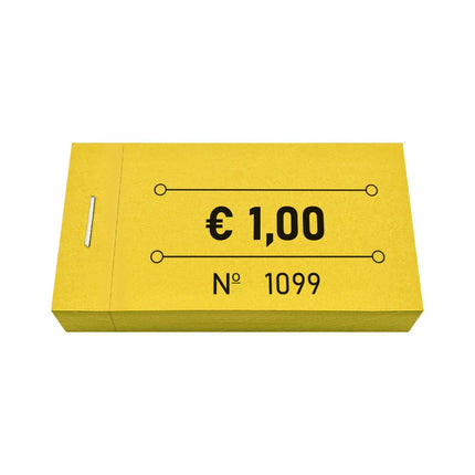 Wertmarken Block € 1,00 - 50 Abrisse