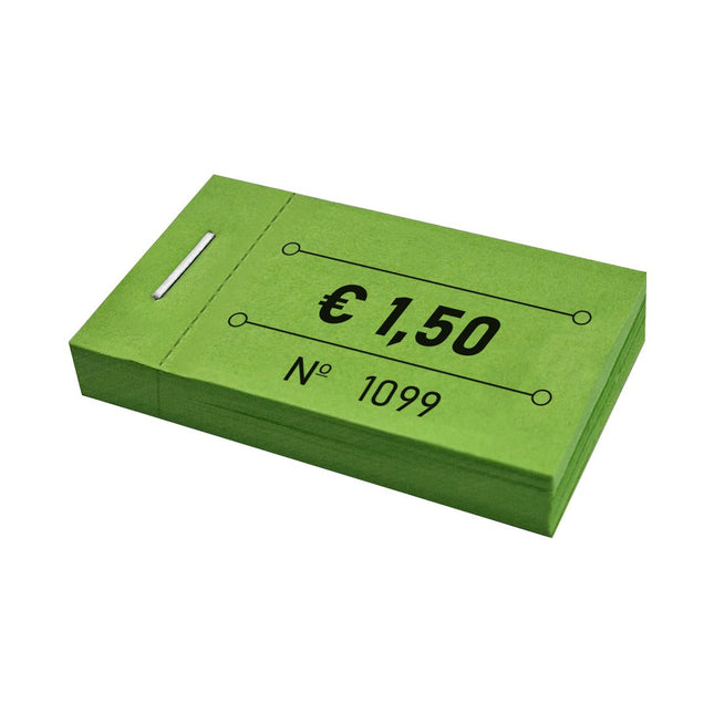 Wertmarken Block € 1,50 - 50 Abrisse