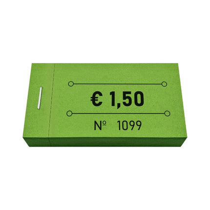 Wertmarken Block € 1,50 - 50 AbrisseWertmarken Block € 1,50 - 50 Abrisse
