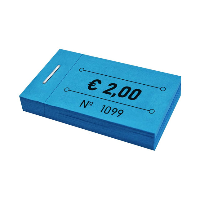 Wertmarken Block € 2,00 - 50 Abrisse