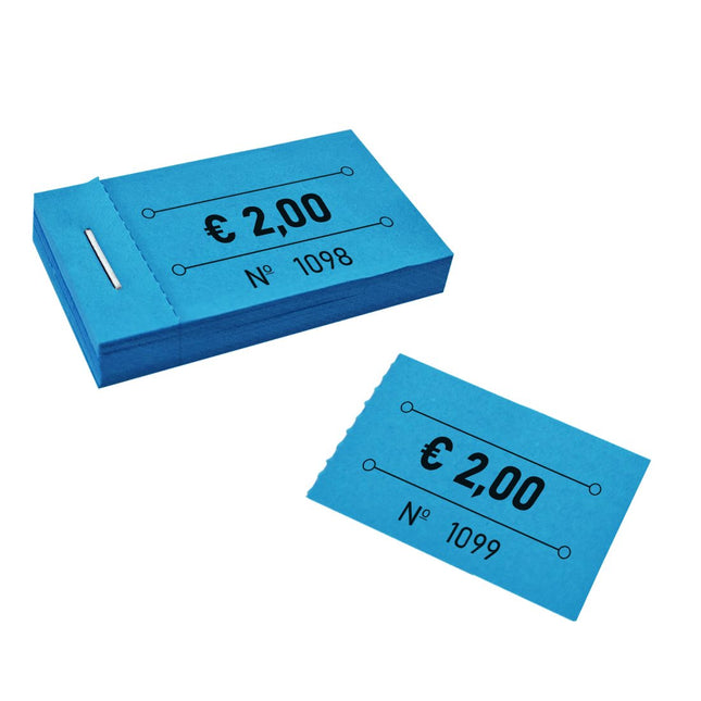 Wertmarken Block € 2,00 - 50 Abrisse