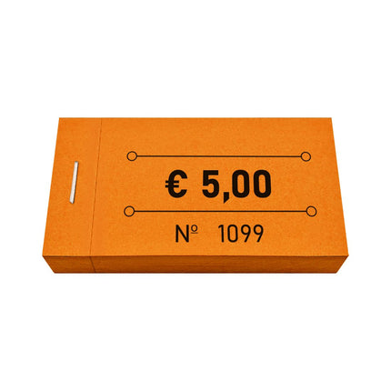 Wertmarken Block € 5,00 - 50 Abrisse