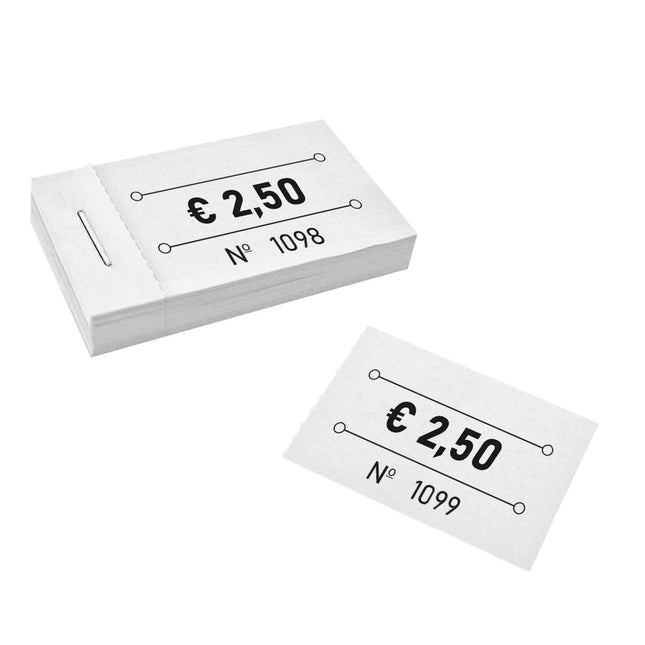 Wertmarken Block € 2,50 - 50 Abrisse