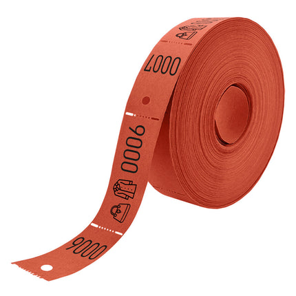 Garderobenummern auf Rolle - 500 Abrisse