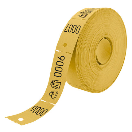 Garderobenummern auf Rolle - 500 Abrisse