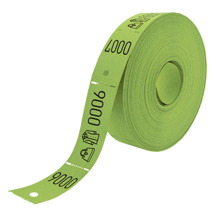 Garderobenummern auf Rolle - 500 Abrisse
